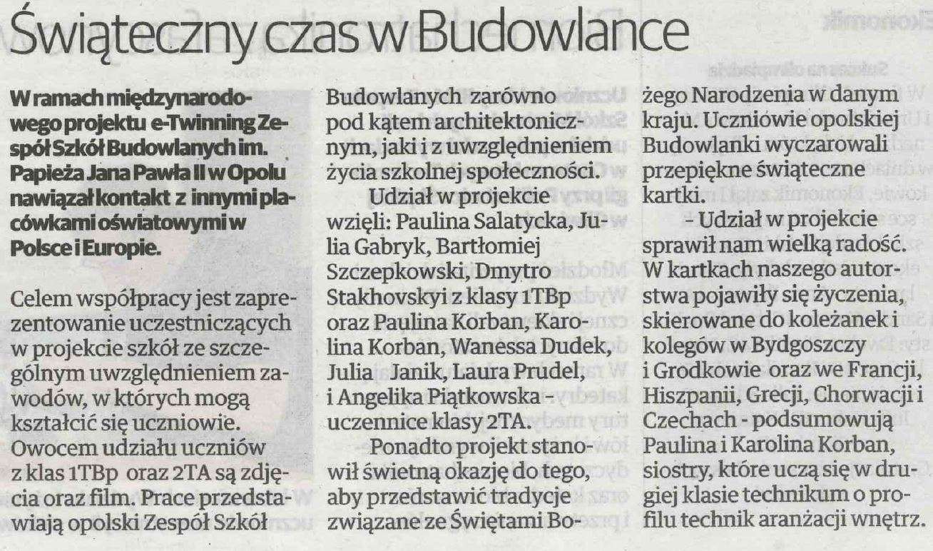 Świąteczny czas w budowlance