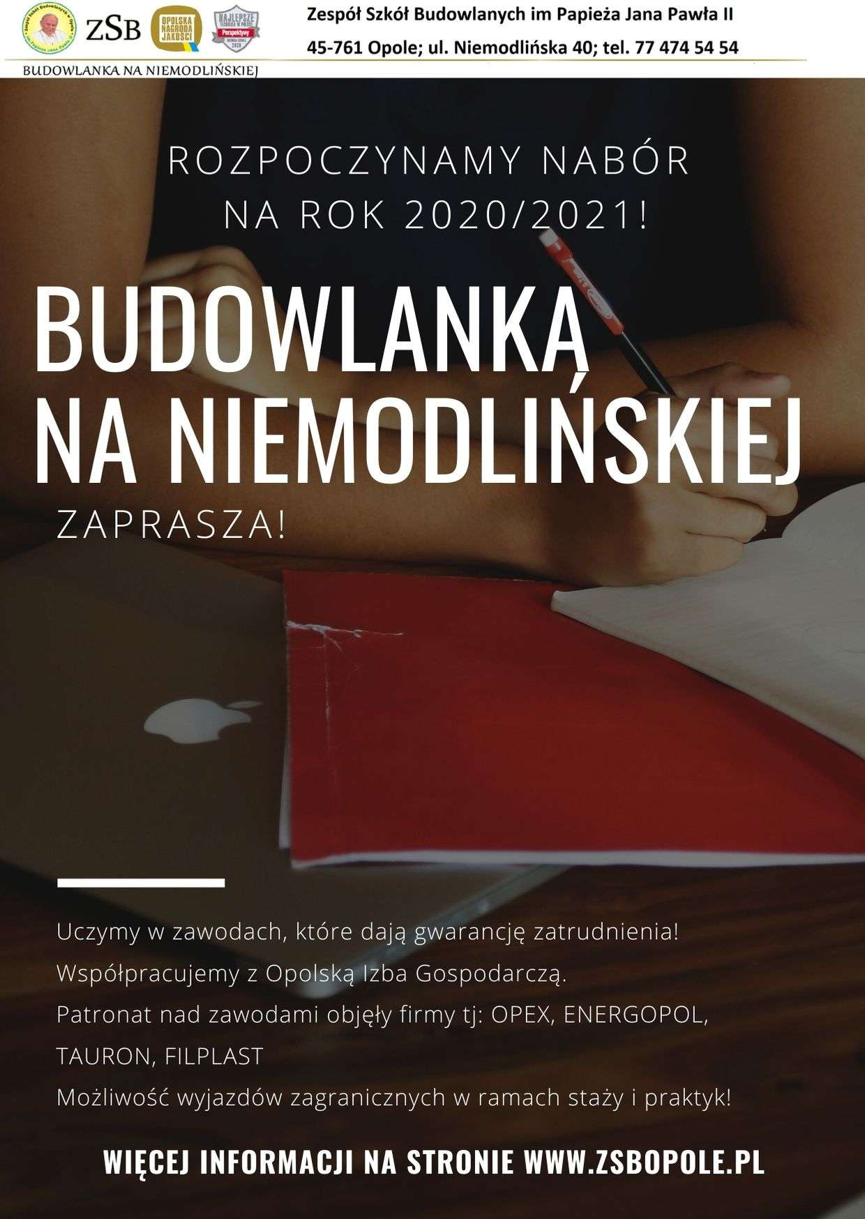 Harmonogram do szkół ponadpodstawowych