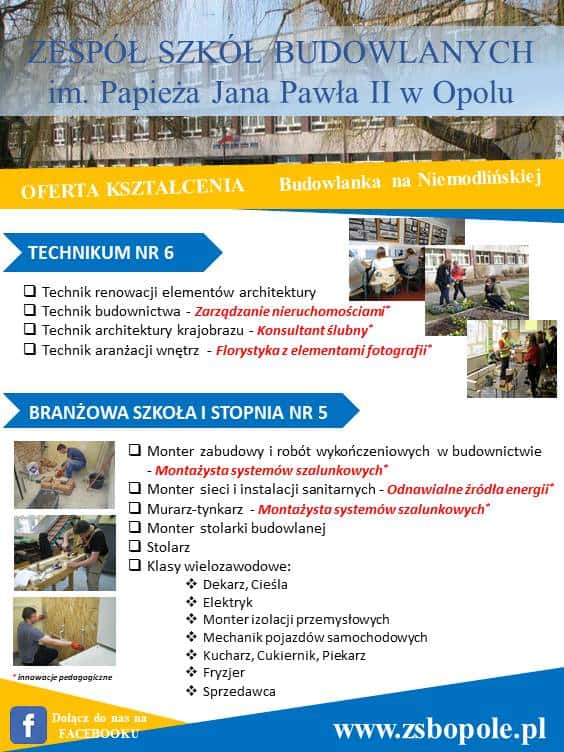 ulotka szkoły