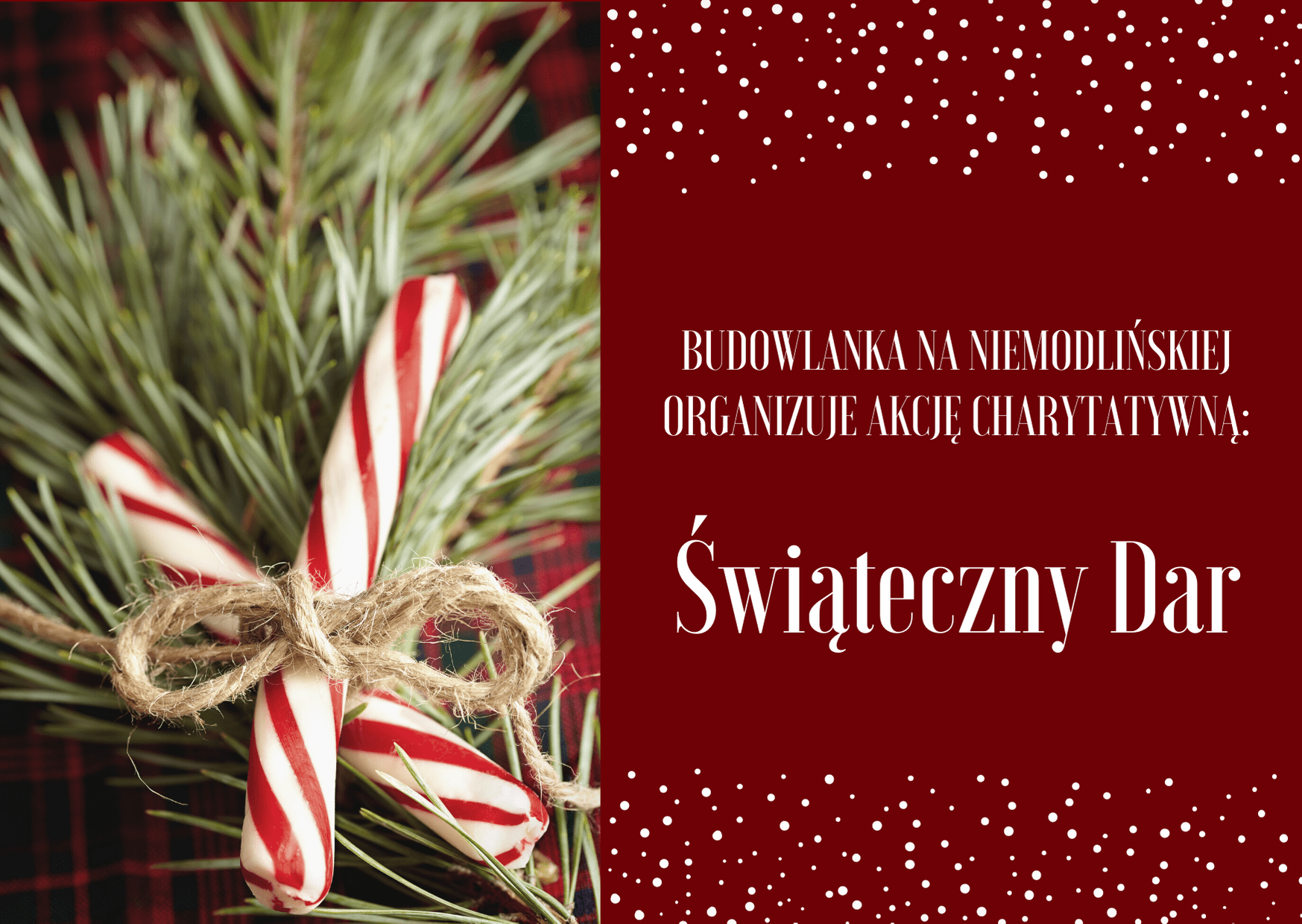 Akcja charytatywna „Świąteczny Dar” rozpoczęta!