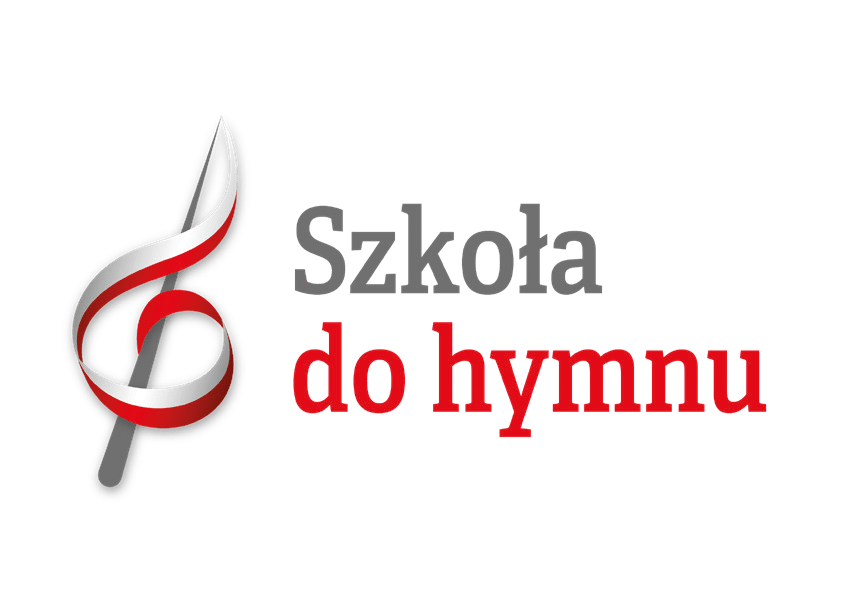 Dyplom dla szkoły za udział w akcji „Szkoła do hymnu”.