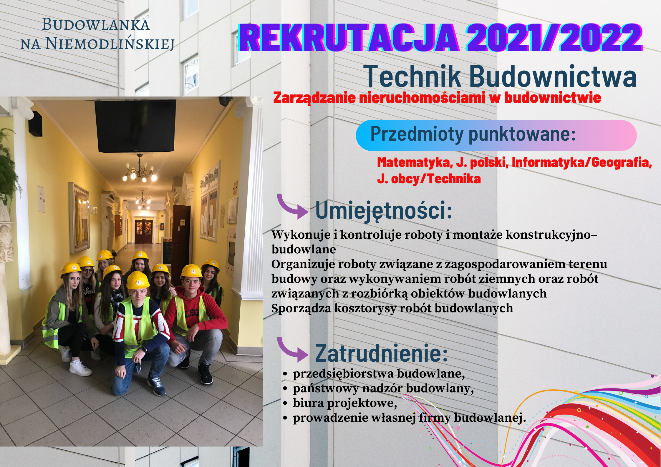 TECHNIK BUDOWNICTWA Z ZARZĄDZANIEM NIERUCHOMOŚCIAMI!!!