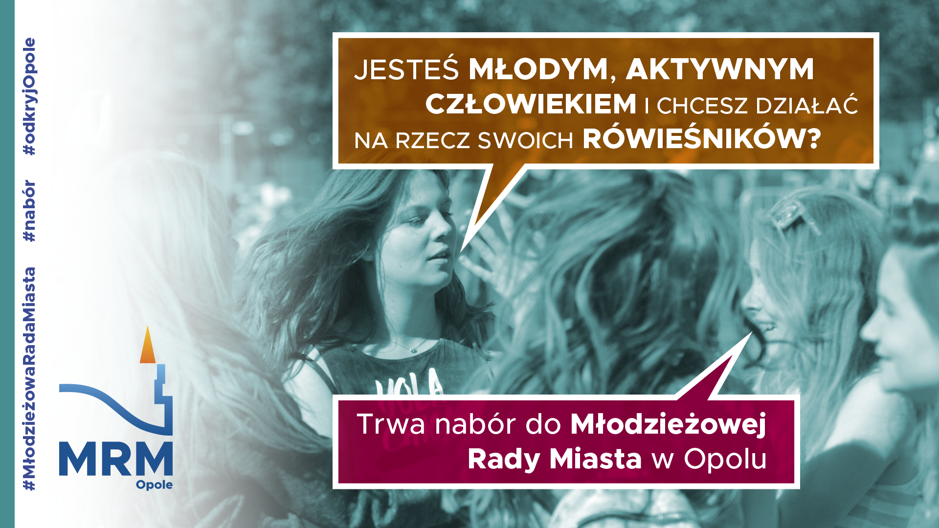 Ogłoszenie o naborze na członka Młodzieżowej Rady Miasta w Opola na lata 2021-2023   