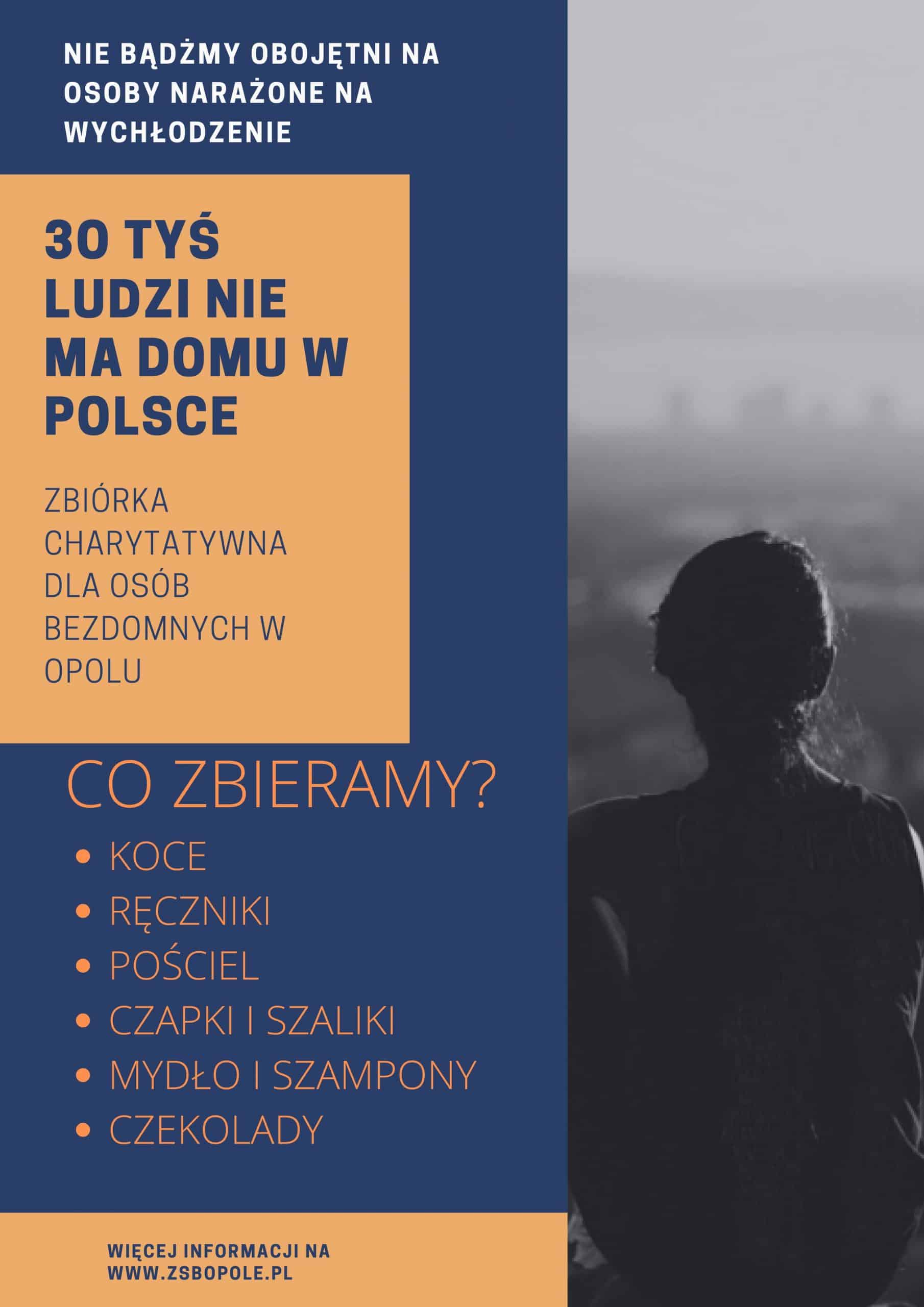 ZBIÓRKA CHARYTATYWNA DLA OSÓB BEZDOMNYCH W OPOLU