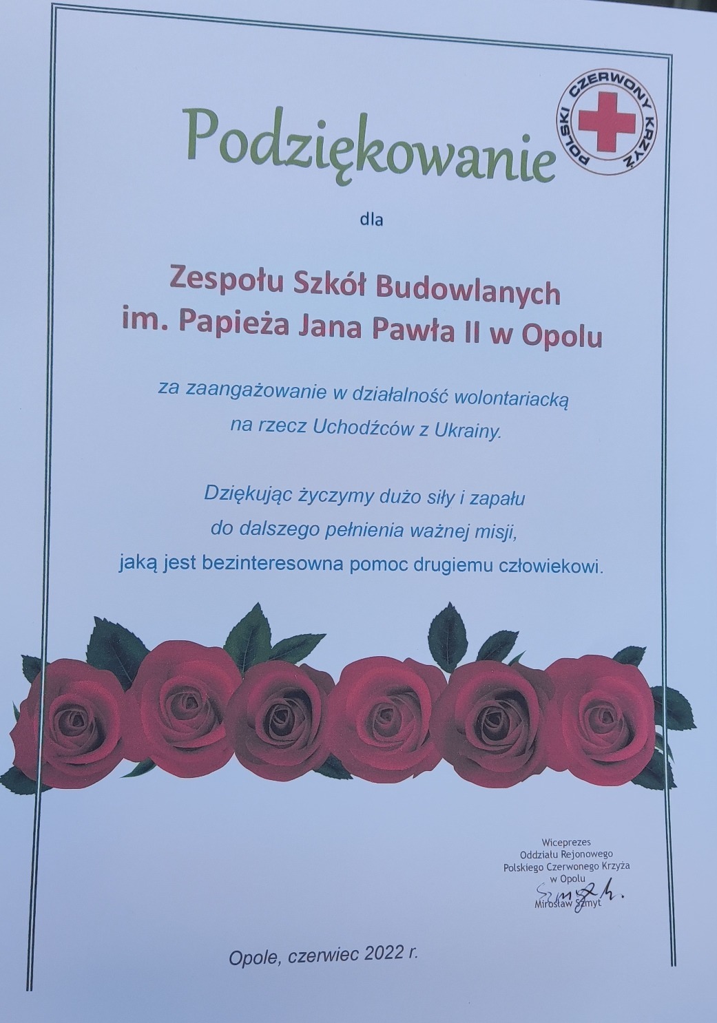 Współpraca z PCK