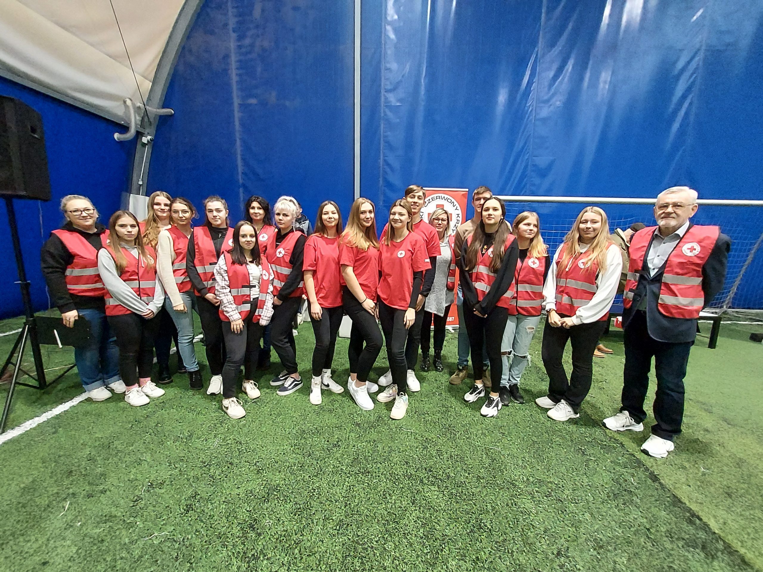 Wolontariusze ZSB na Międzyprzedszkolnej Olimpiadzie „Drogowe ABC Przedszkolaka”