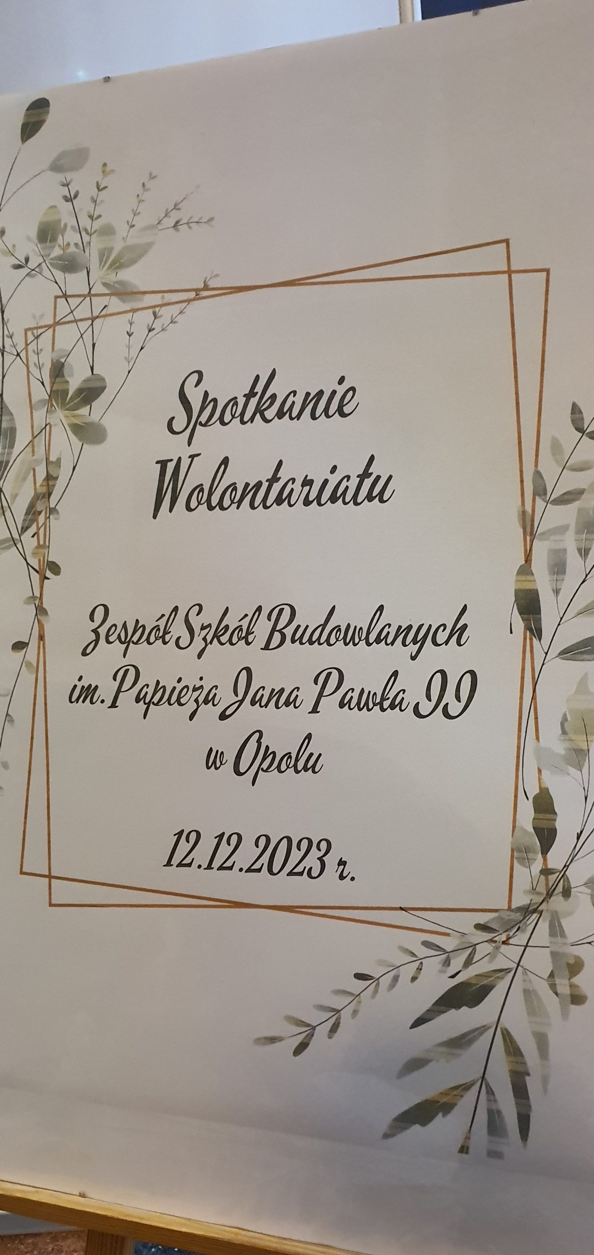 I Gala Wolontariatu w Zespole Szkół Budowlanych w Opolu