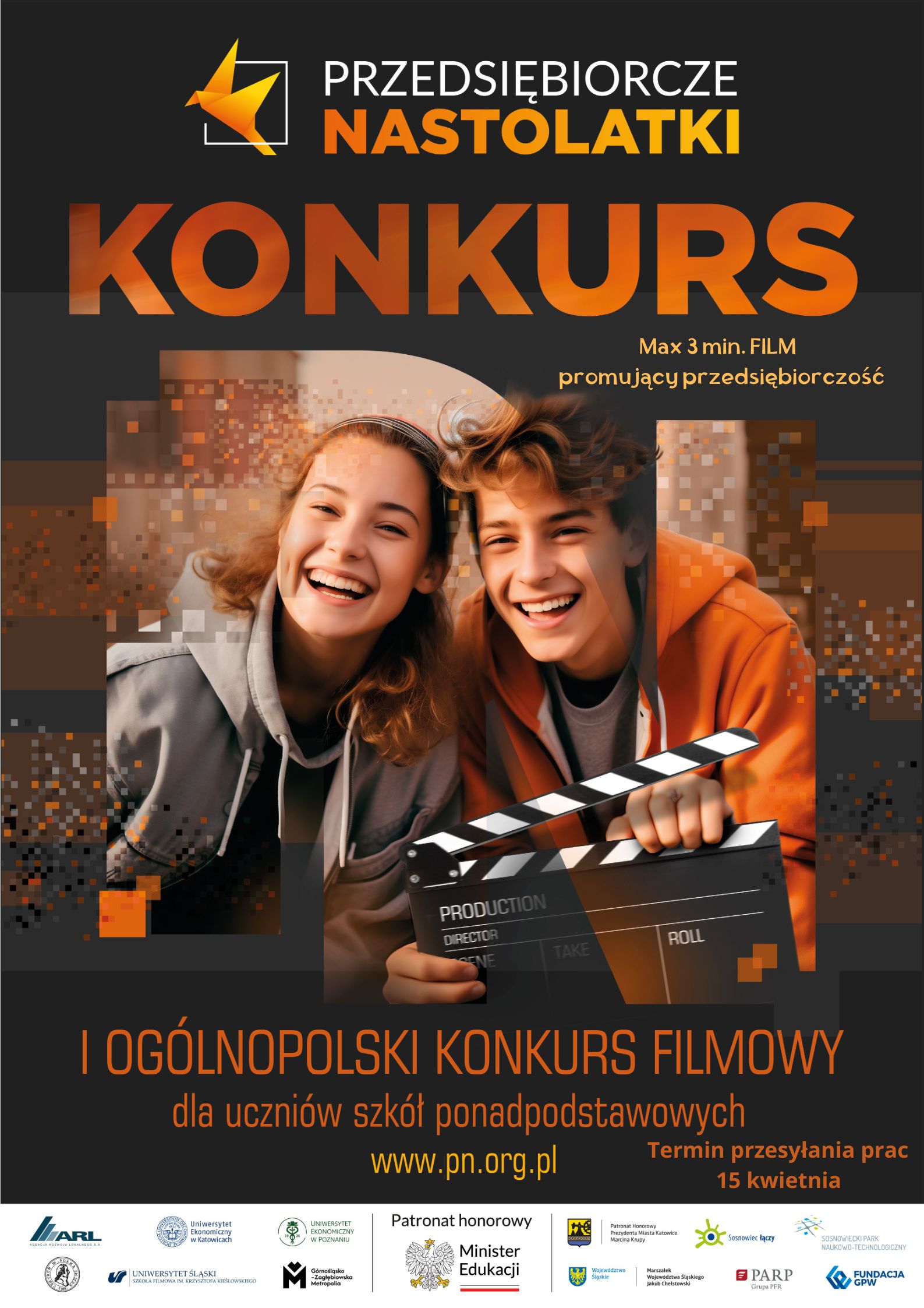 I Ogólnopolski Konkurs Filmowy „Przedsiębiorcze nastolatki”