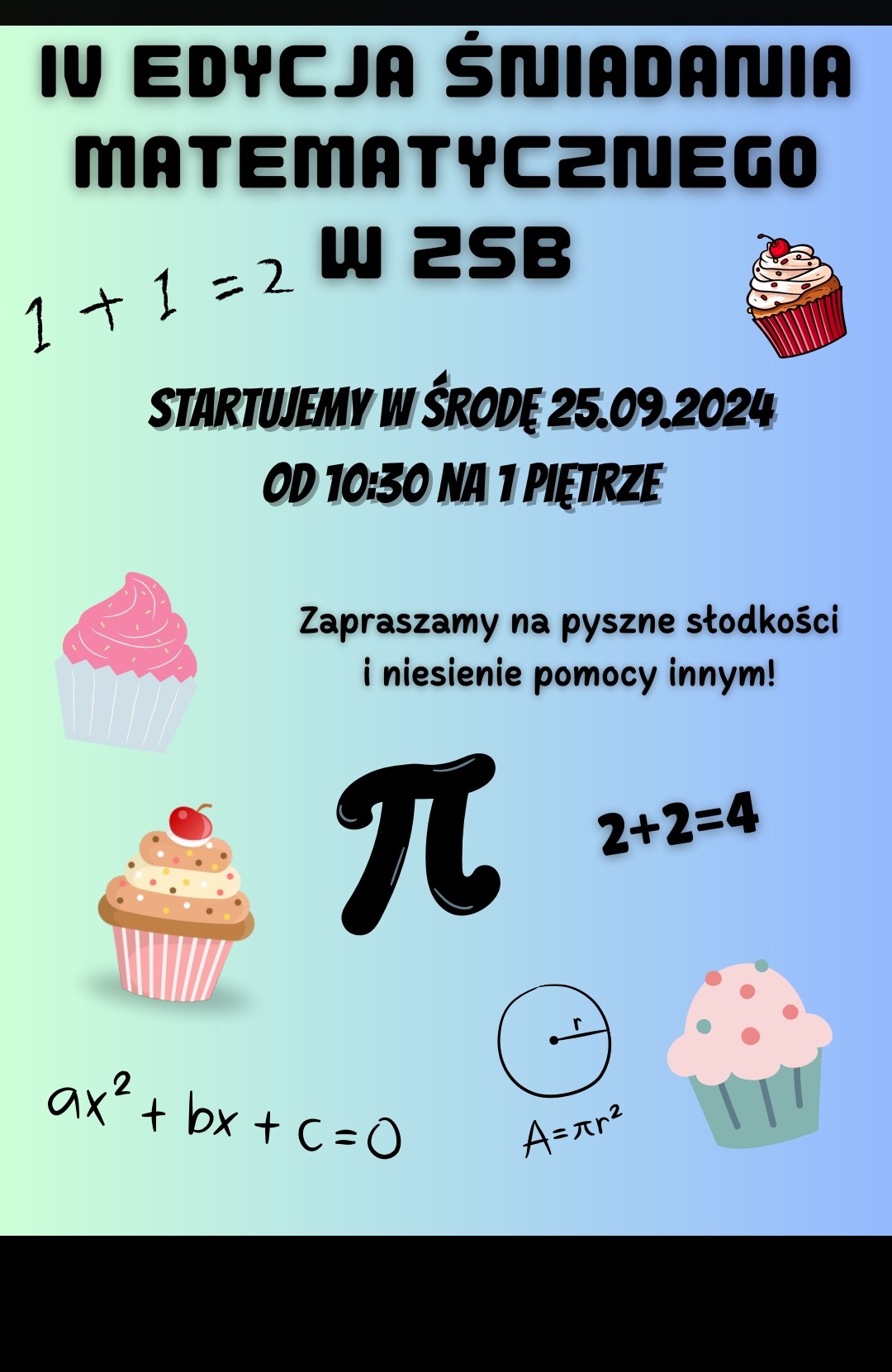 Śniadanie matematyczne w ZSB