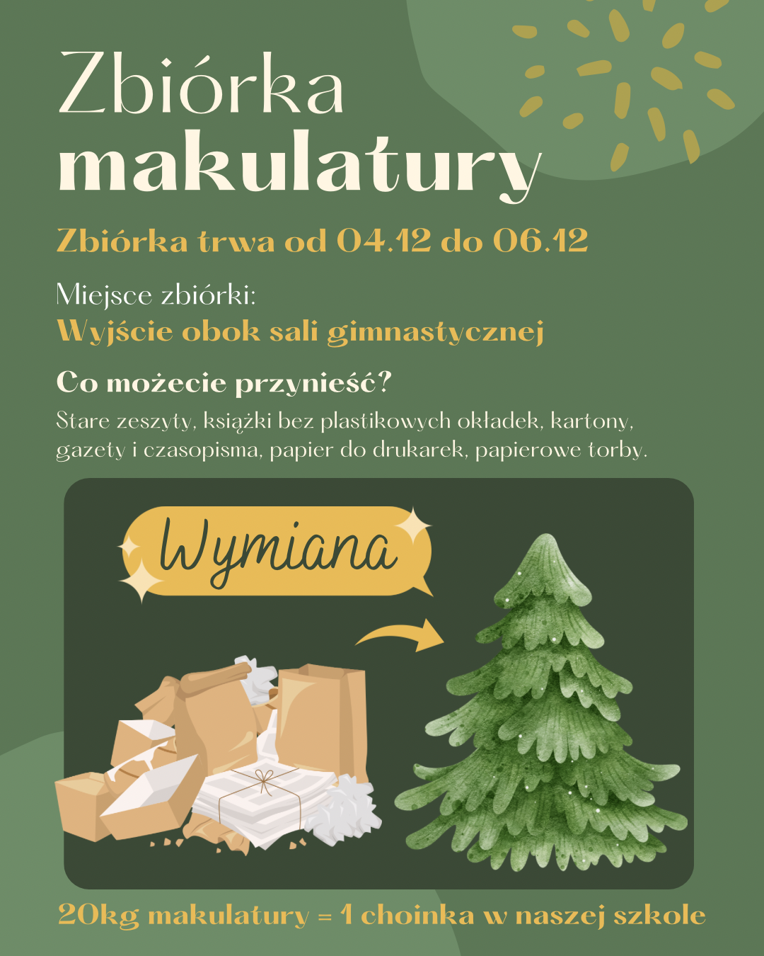 Zbiórka makulatury!!