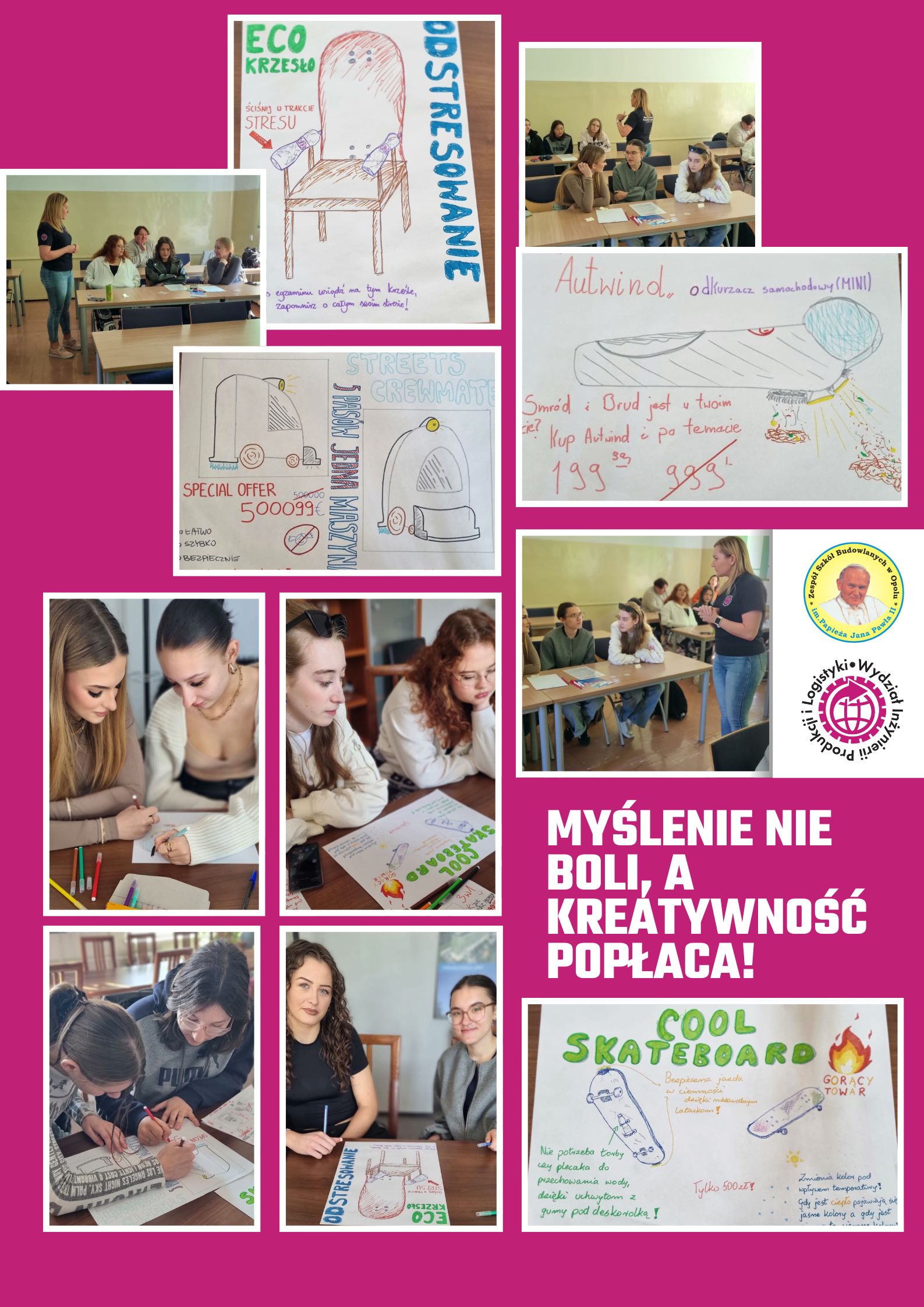 Innowacyjne pomysły na Politechnice Opolskiej – warsztaty z projektowania nowoczesnych produktów za nami!