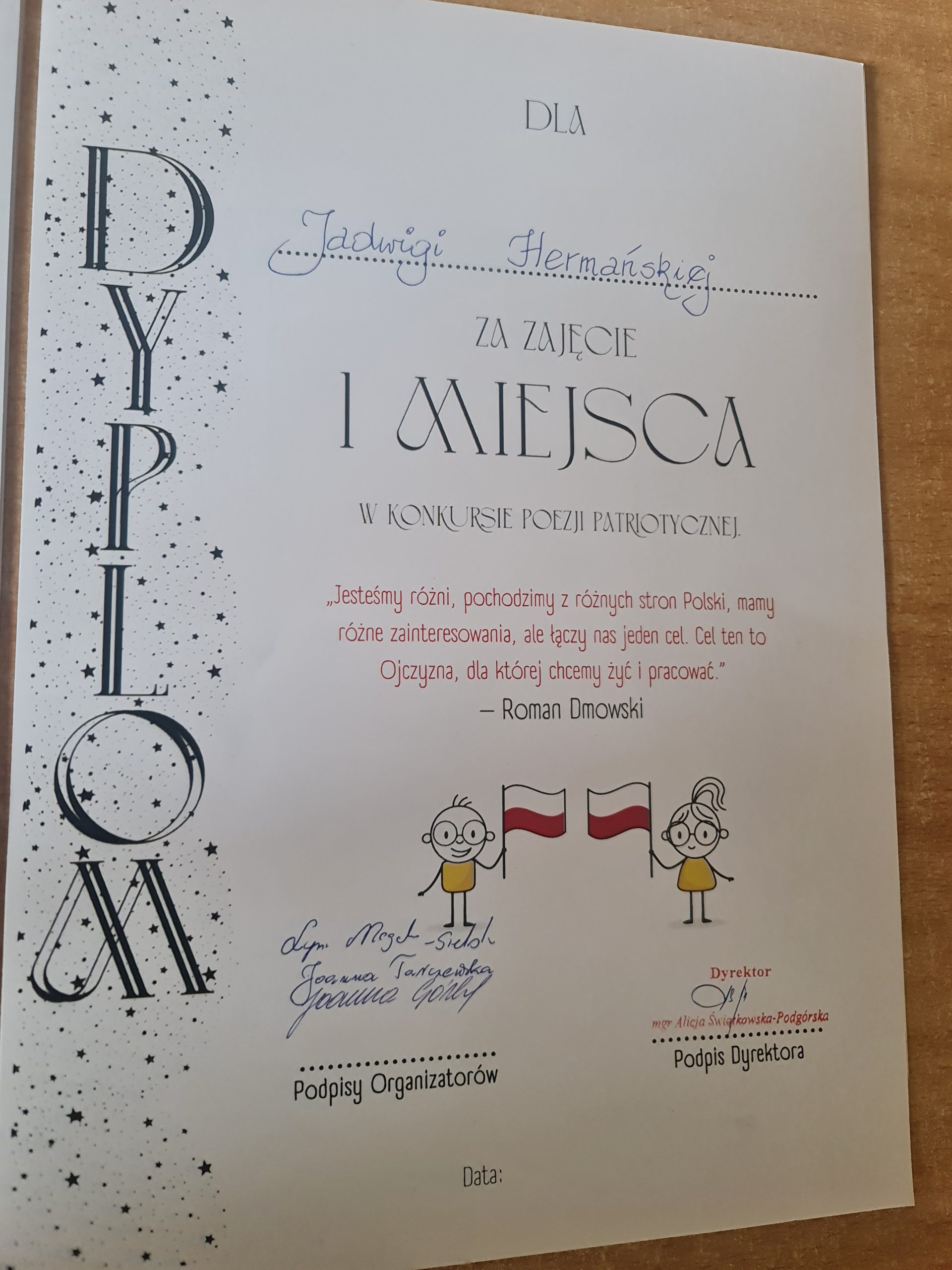 Konkurs Recytatorski Poezji Patriotycznej