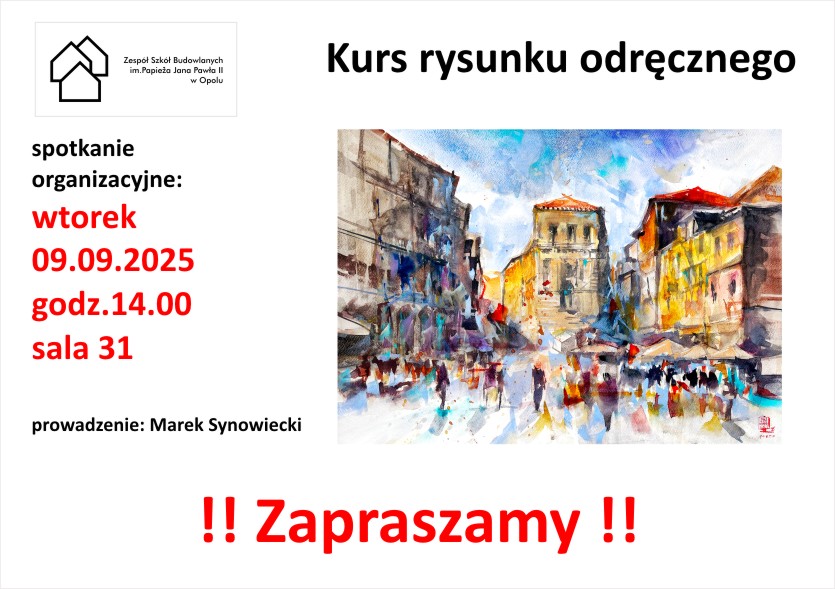 Kurs rysunku odręcznego