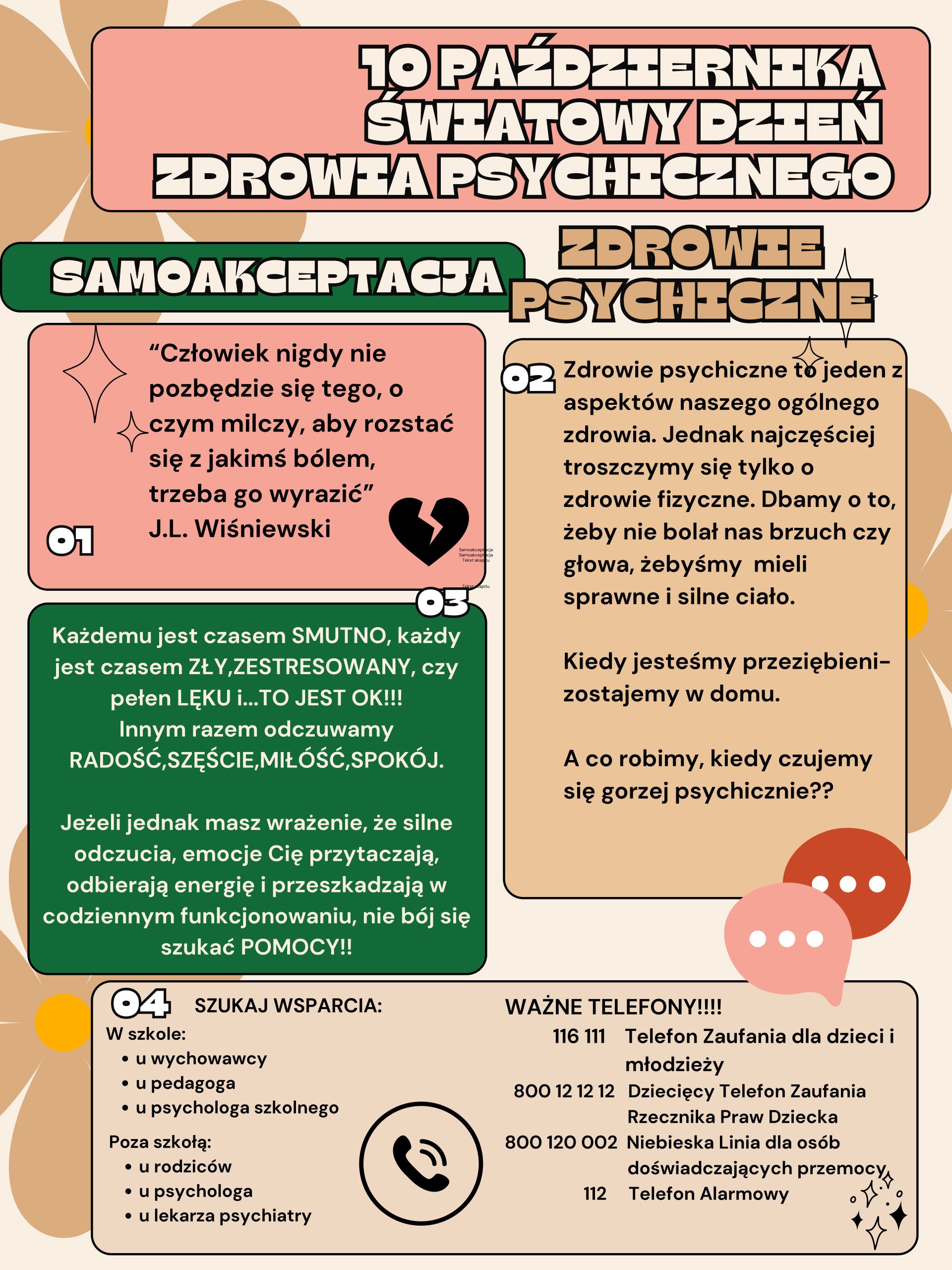🧠💚 Światowy Dzień Zdrowia Psychicznego 💚🧠