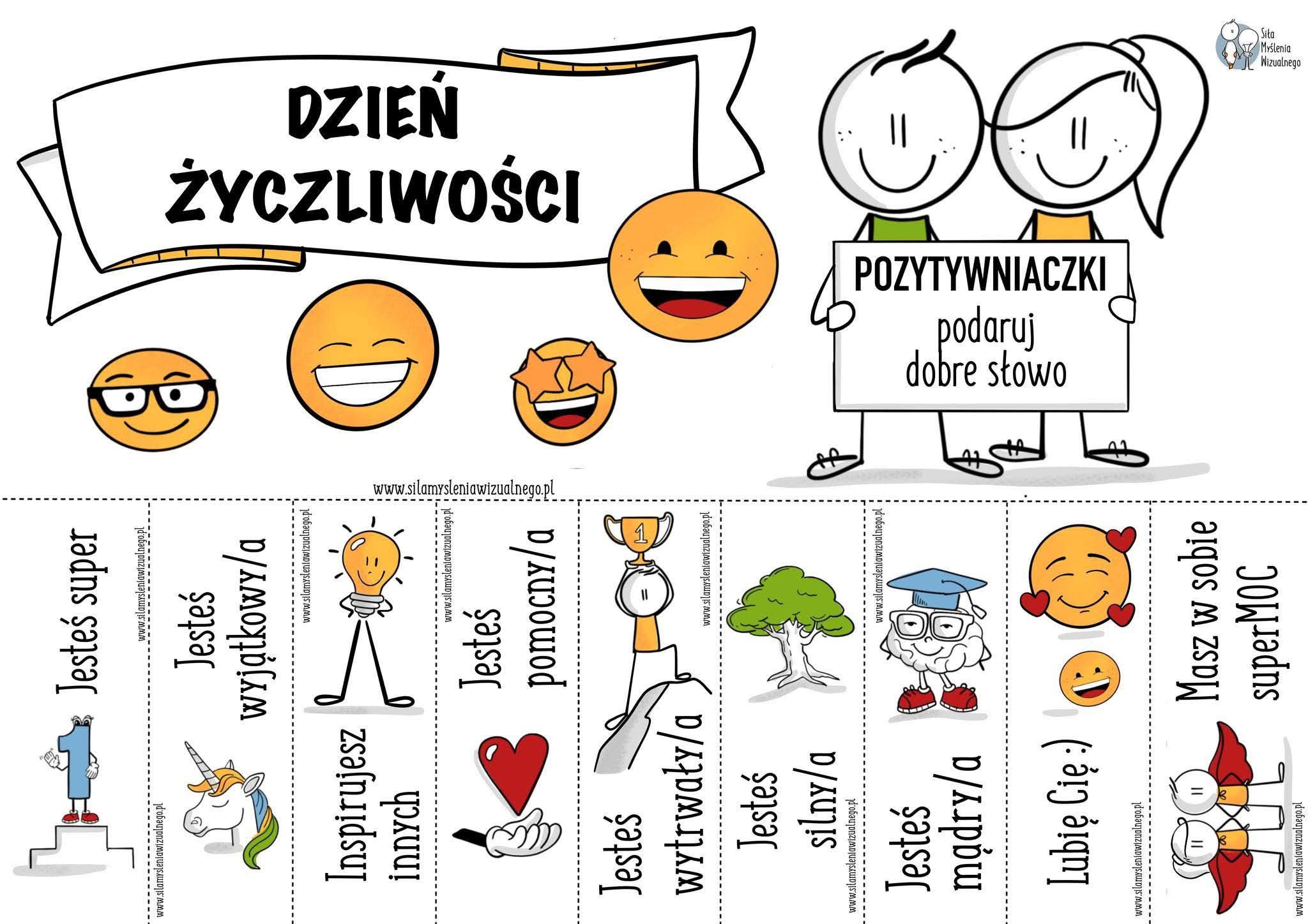 Dzisiaj w naszej szkole obchodzimy Światowy Dzień Życzliwości!