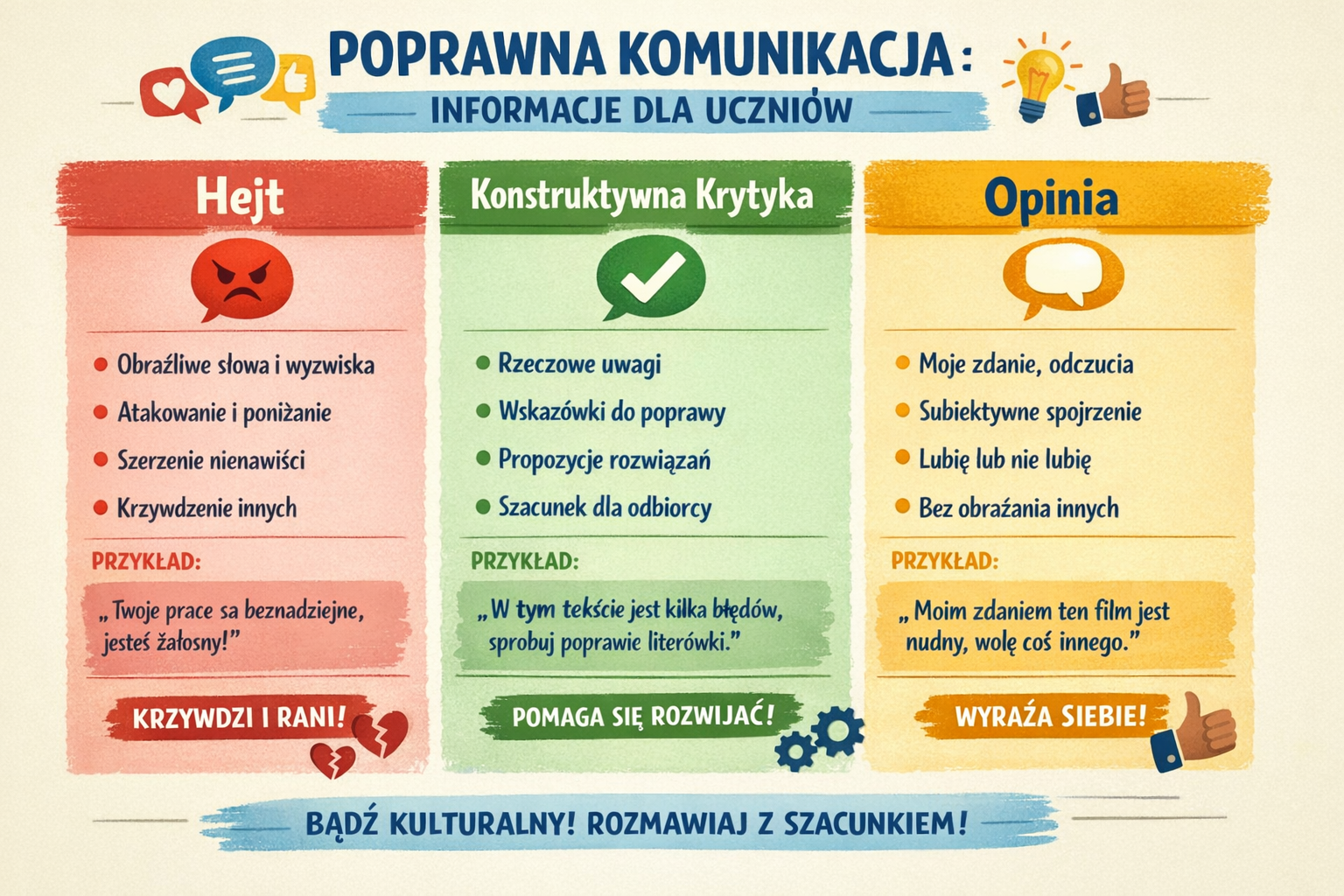 Poprawna komunikacja w szkole – ważna lekcja na co dzień