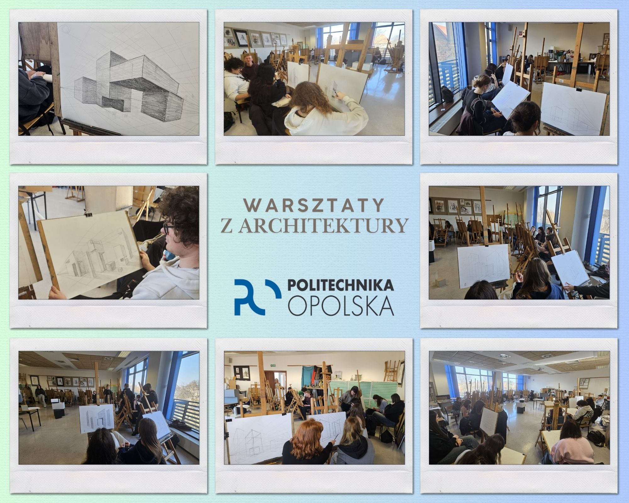 Warsztaty z rysunku na Wydziale Budownictwa i Architektury PO